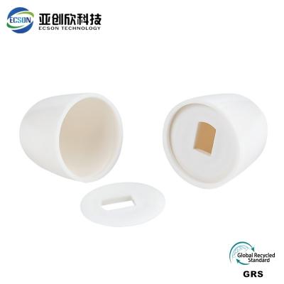 China OEM Precision Machined Plastic Parts CNC Machining Toilet Bolt Cap Covers for sale