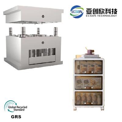 China Molde de electrodomésticos diseñado por expertos para el gabinete de almacenamiento cuadrado en venta