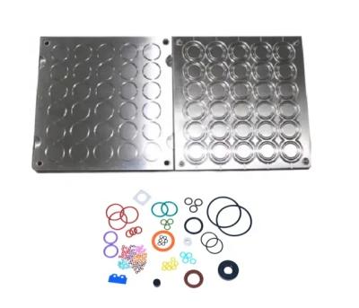 China Multi cavity Silicone Rubber Compression Mold for Customized Color NBR Pantone Rubber Mould for sale