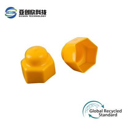 China Precision CNC Machining Plastic Parts Custom Color Hexagonal screw sleeve for sale