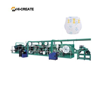 China Hi Create 400pcs/Min Baby Diaper Production Line 270KW for sale
