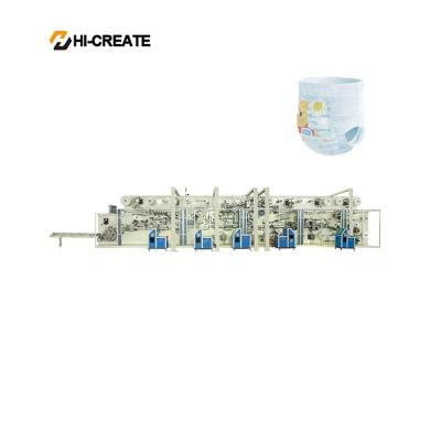 China PLC Baby Diaper Manufacturing Machine for sale