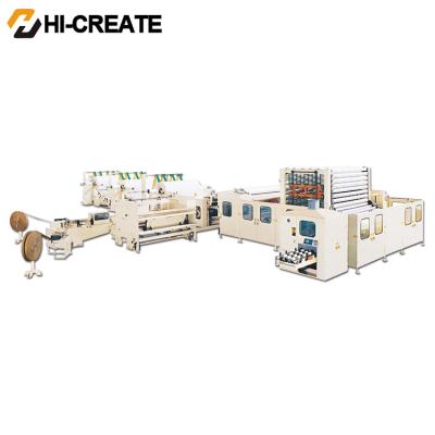 China 380v PLC 1200Mm Tissue Paper Embossing Machine for sale