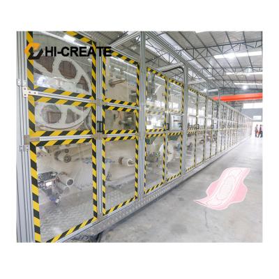 Китай HI-CREATE машина санитарной салфетки дам сервопривода полно продается