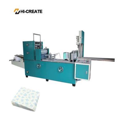 China Full Auto 1/8 Folding Napkin Paper Processing Machinery for sale