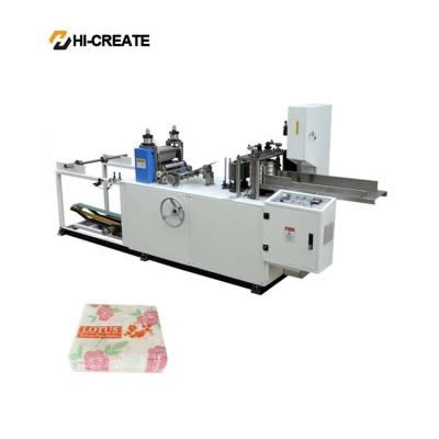 China Produção de papel Constant Velocity Napkin Machine 600pcs/Min à venda