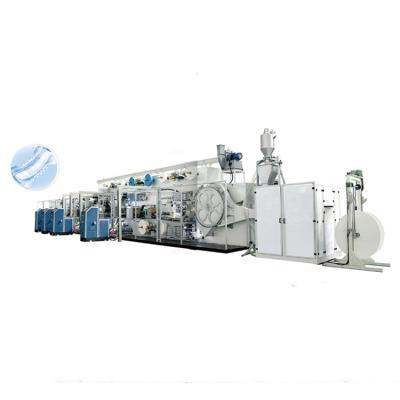 China PLC Touch Screen Adult Diaper Making Machine High Speed 500 Pcs/Min for sale