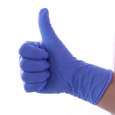 China Oil Resistance Disposable Nitrile Glove Working Protective Gloves for sale