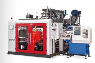 China Fully Automatic Blow Moulding Machine MP80FS With IML Machine In Mold Labeling for sale