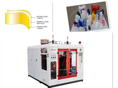 China máquina plástica cosmética del moldeo por insuflación de aire comprimido de la botella de 3layer MP70D automática para EVOH en venta