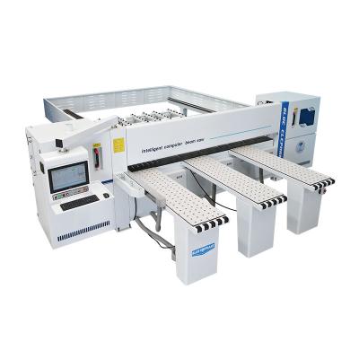 China Hot Selling Sideboard Wood Cutting Horizontal Computer Sliding Tablre Panel Saw Beam Saw With Auto Feed for sale
