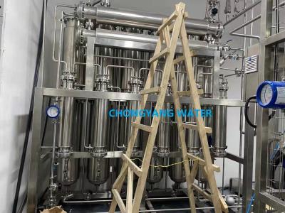 China 500L/H 1000L/H Vapor Multicoluna Planta de Destilação Industrial Máquina de Água Destilada à venda