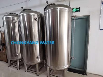 China SS304 Tanque de agua portátil redondo Conjunto de reactor químico en venta