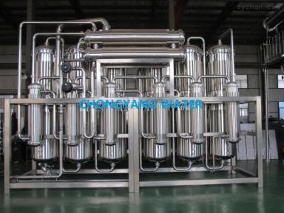 Chine Multiple effect distillation, vapor compression distillation and membrane-based systems For Water For Injection à vendre