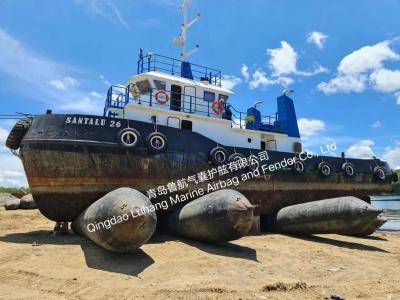 China Marine Inflatable Airbag Shipyards Ship Salvage Airbags 1.5 X 10m 8 Layers for sale