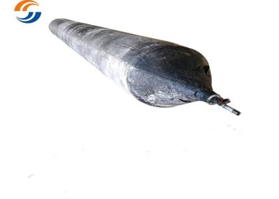 China Globo de goma negro marino inflable del aterrizaje de la nave de los sacos hinchables los 20m del salvamento en venta