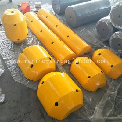 China Bright Color Deep Sea Marine Mooring Buoy With Removable Steel Frame for sale
