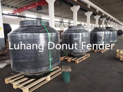 China Foam Filled PU Coated Rotational Donut Fender For Piles for sale