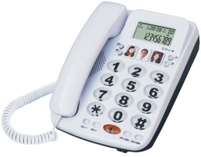 China Caller ID phone with shinny surface for sale