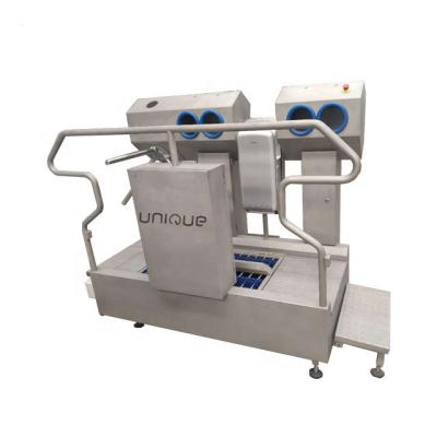 China Industrial Boot Hygiene Cleaning Station Machine with 304 Stainless Steel Material for sale