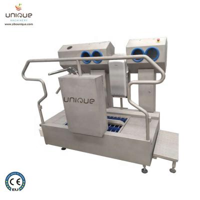 China 120 KG Food Shop Hygienic Entrances Machine Boot Sole Hand Washing Integration Machine for sale