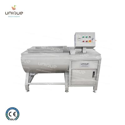 China Commercial Kitchen 500 kg/h Sand Blasting Surface Fruit and Vegetable Washing Machine for sale