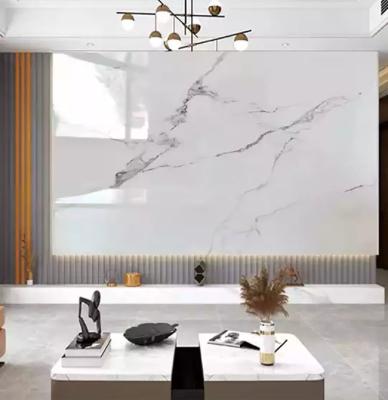 China Folha de mármore UV decorativa interior alternativa de mármore 1220x2800x3mm do PVC à venda