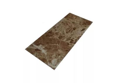 China 1220x2800mm PVC Marble Sheet Interior Decorative High Glossy For Bathroom for sale