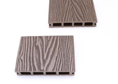Chine le Decking de l'extrusion WPC de 140x25mm Co a réutilisé le plancher composé en plastique en bois à vendre