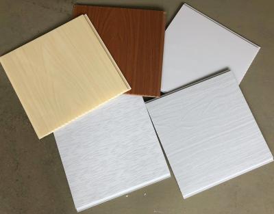 China Laminate PVC Ceiling Board Pure White PVC Panel Matte White PVC Ceiling Wall Panel for sale