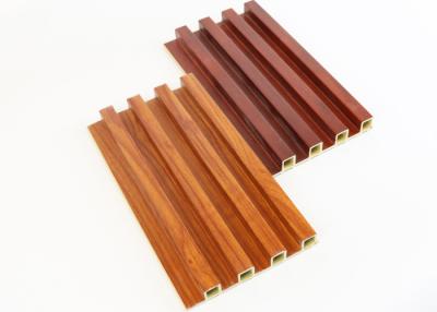 China Wood Composite Interior Coloured Fluted Panel WPC Wall Panel Cladding for sale