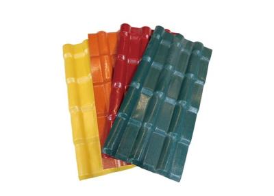 Κίνα Το κεραμίδι στεγών PVC πλαστικής ρητίνης εύκολο εγκαθιστά τα κεραμίδια στεγών για το ντεκόρ στεγών εργοστασίων προς πώληση