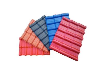 China Plastic Composite PVC Red Roof Tile Fireproof Outdoor Decoration for sale