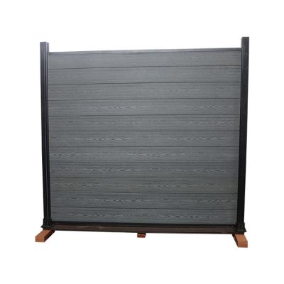 China 1.8m X 1.8m Wpc Fence Panels Embossed Co - Extrusion Outdoor Home Boards for sale