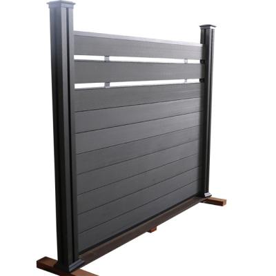China Waterproof Wpc Mateiral Fence Panels For Outdoor Rotproof for sale