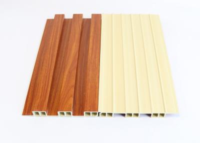 China prenda impermeable compuesta estriada 160*24*2900m m de madera del panel de pared de Wpc para la decoración interior en venta