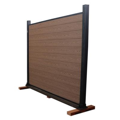 China Outdoor Wpc Privacy Fence Panels Plastic Wood Composite Not Vinyl Decorative 1.8m X 1.8m for sale