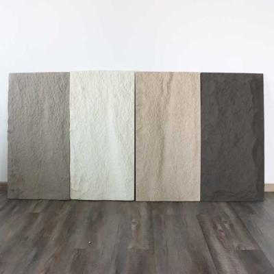 China 120 * 60cm Lightweight Polyurethane Stone Wall Panel PU Faux 5cm Te koop