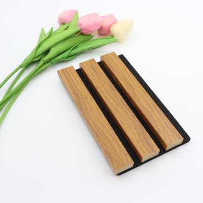 China 600*21mm Acoustic Panels Board Eco Friendly Bamboo Fiber Akupanel Wooden en venta