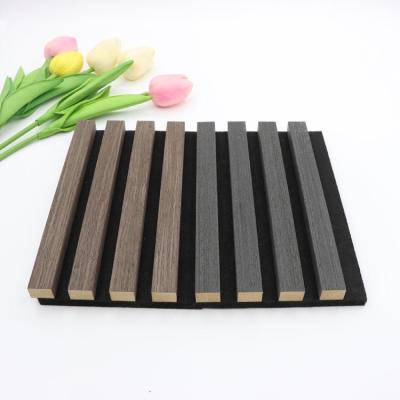 China 1220 * 600 Placa de painel acústico com isolamento acústico Substituto de madeira composto 3 mm à venda