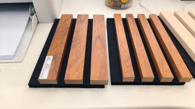 Китай Огнеупорный квадратный краевой акустический панель панель деревянной плиты для домашнего убранства продается