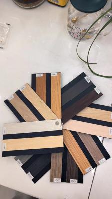 China 12mm Thickness Acoustic Board Panel Wood Slat Wall Panel For Home Decoration for sale