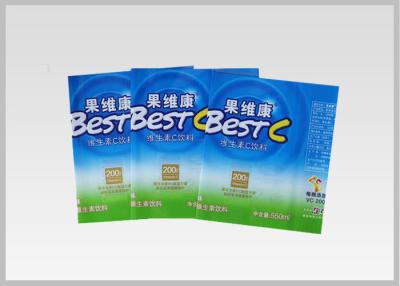 China Heat Sensitive Drink Bottle Labels Packaging Wrap Film For Household Products for sale