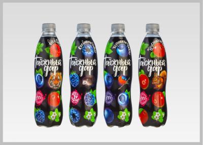 Chine Douilles imprimées de bouteille de rétrécissement de la chaleur, labels personnalisés pour des films rétrécissables de PVC de bouteilles d'eau à vendre