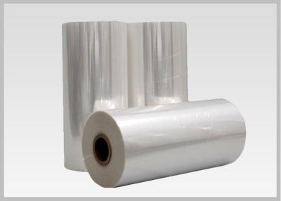 China 45mic Thermal Heat  PVC Shrink Film Rolls , Pvc Shrink Wrap Film For Plastic Bottle Label for sale