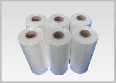 China 45mic Clear Biodegradable PLA Heat Shrink Film For Sleeve & Tamper Bands for sale