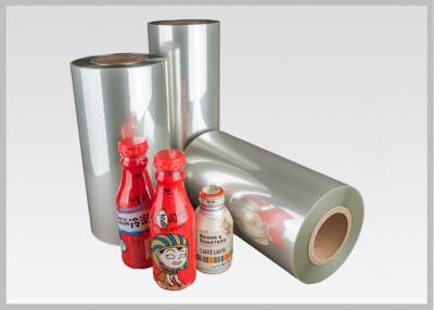 China Roll Heat Shrinkable Polyethylene Terephtalate Glycol Shrink Wrap 450mm - 1200mm Width for sale