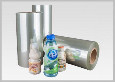 China Custom Printing PETG Shrink Label Sleeve Film Clear Color Moisture Proof for sale