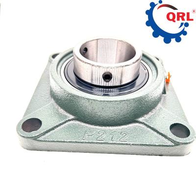China UCF 212 Square Flanged Ball Bearing Unit With Set Screw Locking for sale
