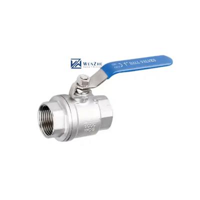 China 304 Stainless Steel  Screwed End Ball Valve 3A DIN NPT BSPT BSPP 4 Inch Trusted for sale